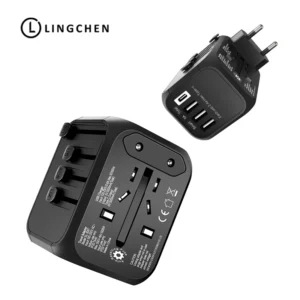 Multi function Universal Conversion Adapter Travel Portable Mobile Phone Charging Head for EU UK AU US