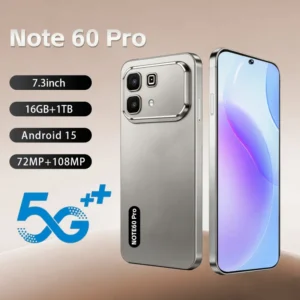 Multilanguage Note 60 Pro 16GB 1TB Emperor Android 15 Snapdragon 8 Gen4 8000mAh Face ID Fingerprint GPS OTG Global Version Elite