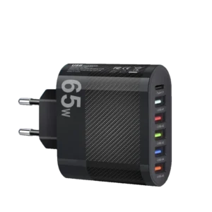 Multiport Fast 6 Port PD USB C + USB Wall Adapter 65W Phone Chargers