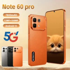 New Arrival 5G Mobile Phone 16GB 1TB 7.3 Inch 108MP Android 15 Unlocked LTE Smartphone Factory Price Note60 Pro