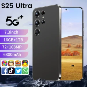 New Original S25 Ultra Smartphone 16GB+1TB 5G CDMA Deca Core OLED 7.3″ HD Android 14 Gaming 108MP 120Hz 100W Quick Spanish