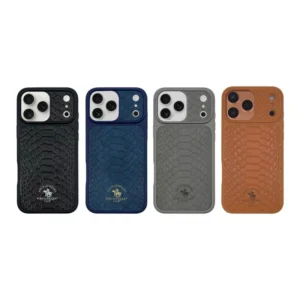 New Trend Style Magnetic Shockproof PU Hard Case for iPhone 17 Pro Max 16 Pro Max 15 Pro Max with Crocodile Texture