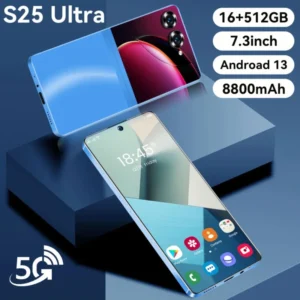 Newest Fold Design S25 Ultra+ Android 5G Smartphone Screen High Pixel Dual SIM GPS Flip 24 Cell Mobile Phone