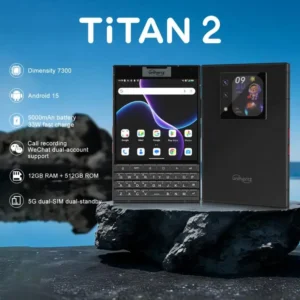 Newest Unihertz Titan 2 Rugged Android Smartphone 4G LTE Dual SIM IP68 Business Outdoor Mobile Phone with Physical Keyboard