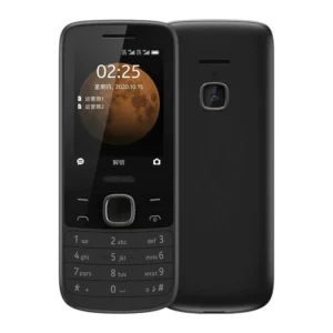 Nok 225 Bar Feature Phone 2G GSM Unlocked 2.4” 1200mAh QVGA Camera BT FM MicroSD Dual SIM Compact Mobile Cellphone