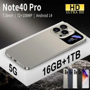 Note40 Pro Smartphone HD Screen 16GB with Large Battery Android Operation System Mobile Phone Android Operation System