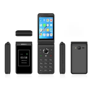 ODM Kosher Cover Qwerty Keypad Mobile Rugged Smartphone 4G Touch Screen Unlocked Android Flip Phone