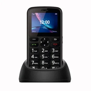 OEM 2.4 Inch Simple SOS Button Big Letters Dual SIM Card Mobile Phone for Elderly Spanish Operating Senior Cell Phone 4G Volte