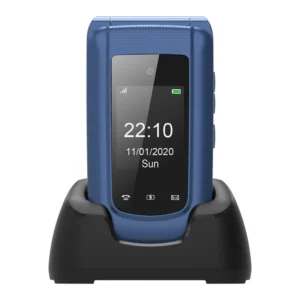 OEM Factory Quality Clamshell 4G Feature Mobile with Big Button Dual SIM Flip 4G Phone