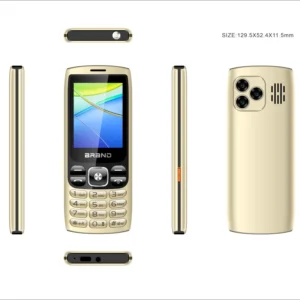 OEM ODM Factory 1.77inch Mini Cell Phone Slim Keyboard 2G Mobile Phone Dual Sim LCD Display Feature GSM Phone for Senior