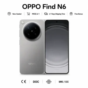 OPPO Find N6 5G Folding Phone Seamless Crease 200MP Hasselblad Camera Snapdragon 8 Elite 6000mAh 120Hz LTPO OLED 16GB 512GB