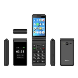 Oem Odm Flip Phone Android 3.5 Inch Touch Screen Keypad Flip Smart Phone Android 13 4g Mobile with Whatsapp