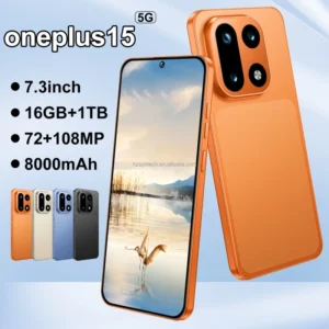 Oneplus15 Multi Scene Use Smartphone 5G 7.3 Inch 16GB+1TB Large Storage Face Security Unlock Entertainment Gaming Business Phone