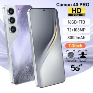 Original Camon40pro Deca Core 7.3-Inch HD Screen Android 15 5G Smartphone Unlocked Dual SIM 100W Quick Charge French