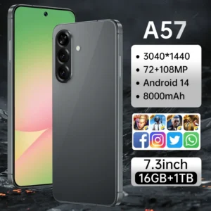 Original Global Edition A57 jisima 16+1tb Mobile Unlocked 5G Android Phones