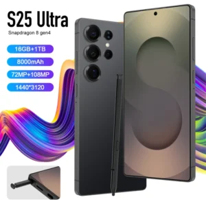 Original S25 Ultra 16GB+1TB 5G Smartphone 7.3inch HD Unlocked Dual SIM Card Android 15 Deca Core 100W Gaming French Spanish OLED
