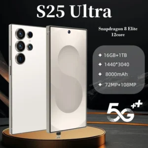 Original S25 Ultra Smartphone 16GB+1TB 5G Dual SIM Mobile Phone HD LED Display LTE Compatibility Deca Core Spanish