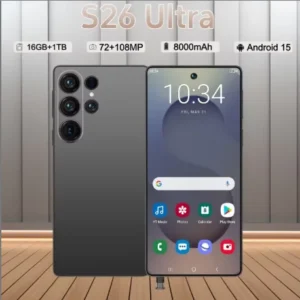 Original Unlocked S26 Ultra Smartphone LTE Deca Core 6.9 Inch AMOLED 120Hz Full HD Screen 8GB/256GB Android 15 108MP Rear Camera