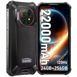 Oukitel WP19 Rugged Phone 22000mAh Battery 33W Mega Charge Waterproof IP68 Thunder Speaker NFC 5G GSM Rugged Smartphone