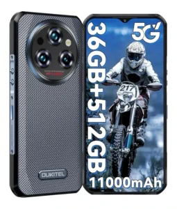 Oukitel WP35 Pro 5G 6.6″ FHD+ 12GB+512GB 32MP+64MP 11000mAh 33W Fast Charger Dual SIM Android 14 Rugged Smartphone With NFC