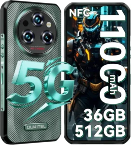 Oukitel WP35 Pro 6.6″ 12GB+512GB 32MP+64MP 11000mAh 33W Dual SIM Android NFC Global Version Rugged Smartphone