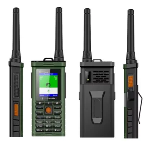 Outdoor Feature Phone with Dual SIM Large Battery Strong Signal Rugged Keypad HD Screen Shockproof IP68 GSM