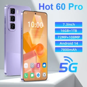 P60 Pro Smart Mobile Phone 16+512GB Extreme Speed Smartphone 5G 7000mAh Large Capacity Battery