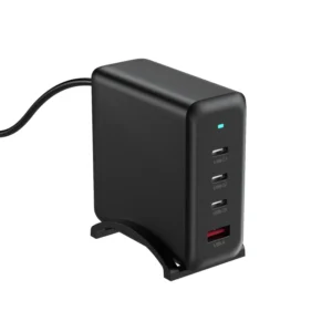 PD GaN Multi-functional AU Socket Charger Multi-Port 3C1A High Efficiency Desktop Fast Charger For Smartphone Laptop