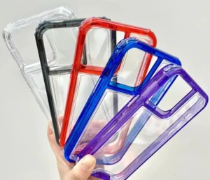 PENBBS 308 360 Cover 3 in 1 TPU+PC Protector Case for 11-15 & 16 Pro Max Shockproof Transparent Design