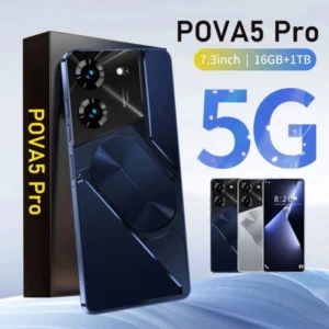 POVA 5Pro Gaming 5G Smartphone Ultra Slim Straight Screen Dual SIM Dual Standby