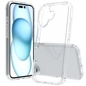 Phone Cases clear Crystal TPU Acrylic Anti yellow Hard Case for iPhone 16 Phone Case