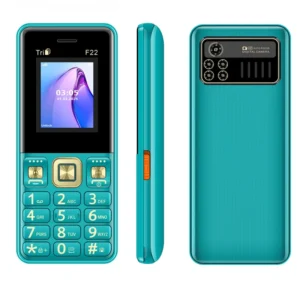 Phone F22 China Mini Rugged Slim Bar Feature Phone Button Triple SIM Card Button Phones Flash Light