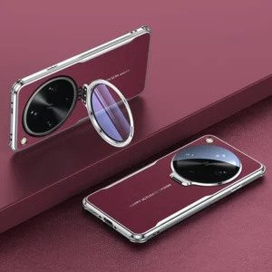 Plating PU Leather Phone Case for OPPO Find X9 Ultra X8s+ X9 Pro X8S With Hidden Lens Film Holder Shockproof Cover