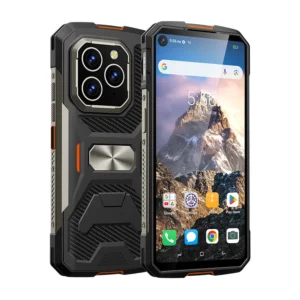 Portable Fingerprint and Facial Recognition 4G Android Rugged Phone with 5000mAh Large Battery for Daily Commute Business Travel