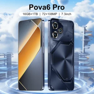 Pova 6 Pro 16GB 1TB Storage Europe Elderly 108MP Entry Level 5G OEM CE Meeting WiFi 8000mAh Battery Heat Resistant OLED Display
