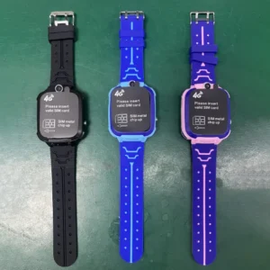Q12 Kids Smart Watch with SIM Card Slot LBS Positioning SOS Anti Lost Baby Clock Call Children 4G Smart Phone Watch for Boy Girl