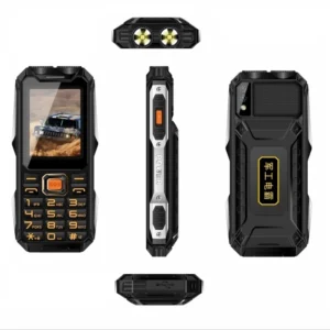 Q8-1 Triple Proofing Elder Phone 2.4 Inch Dual SIM 4G Phone with Flashlight 16800mAh Battery 21 Keys