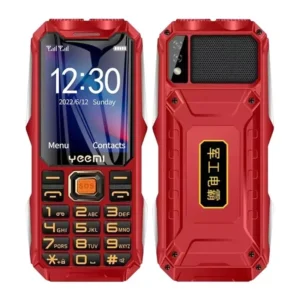 Q8 2G GSM Rugged Mobile Phone Big Battery Long Standby Dual SIM 2.4 Inch HD Display Double Torch Large Keypad Elderly Cell Phone