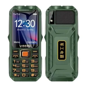 Q8 4G Network Rugged Phone Waterproof Full Band Feature Phone 2.4Inch HD SOS Button Big Loudspeaker LED Light 3000mAh Battery