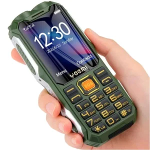 Q8 GSM 2G Rugged Mobile Phone Big Battery Double Flashlight 2.4inch HD Screen Dual Sim Large Button Cellphone for Elderly