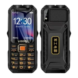 Q8 GSM 2G Rugged Mobile Phone with Big Battery Dual Flashlight 2.4 Inch HD Screen Dual SIM Large Button Elderly CellPhone
