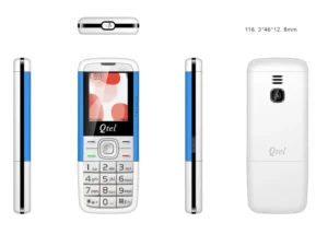 Qtel Q5310 1.77 Inch Feature Phone Dual SIM Camera Wireless FM MP3 MP4 1000mAh Battery Spanish French German