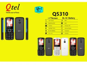 Qtel Q5310 Feature Phone 1.77 Inch Dual SIM with BL-5C Battery Camera MP3 MP4 FM Torch Whatsapp Facebook Support