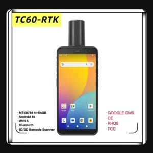 RTK NFC Android Rugged PDA Mobile Data Terminal Mobile Computer Real-Time Kinematic Surveying Agricultural Cadastral and Mapping