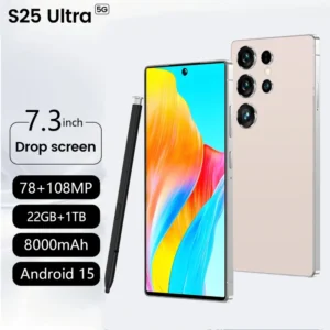 Real High Configuration S25 ULTRA 5G Smartphone 7.3 Inch 22+1TB Big Screen Android 15 Deca Core CPU 108MP Rear Mobile Phone