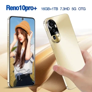 Reno10 Pro Luxury Business Android Smartphone Real 4G LTE 7.3 Inch Large Screen 16GB RAM