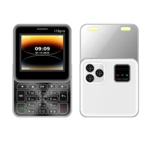 Rotating Sliding Screen I19 Pro CellPhone 2.4 Inch Display 2G GSM Blacklist Speed Dial Small Mobile Phones Multilingual