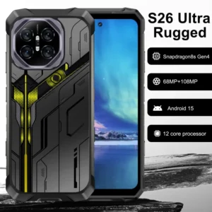 Rugged Android 15 Smartphone 16GB+1TB 5G Global Version Waterproof Night Vision Thermal 120Hz LED GSM NFC