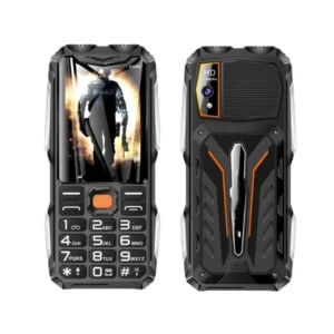 Rugged Elderly Feature Phone 4000mAh Battery 2.8 Inch Large Keys 2G Dual SIM LED Flashlight Durable Senior Cell Phone