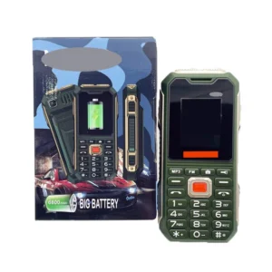 Rugged Feature Phone M5000 1.77 Inch LCD Display Dual SIM GSM Ultra Long 6800mAh Battery Super Bright Torch Loud 32GB TF Support